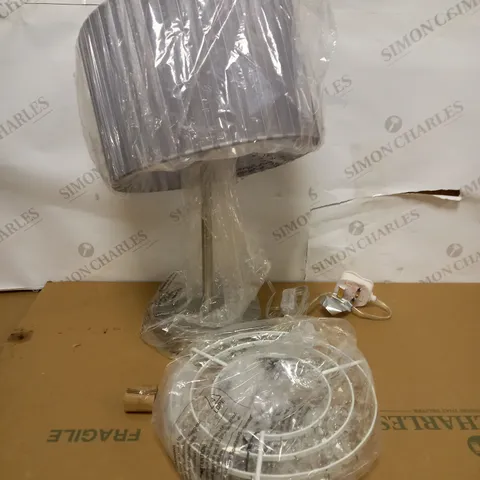 ARABELLA TABLE LAMP GREY