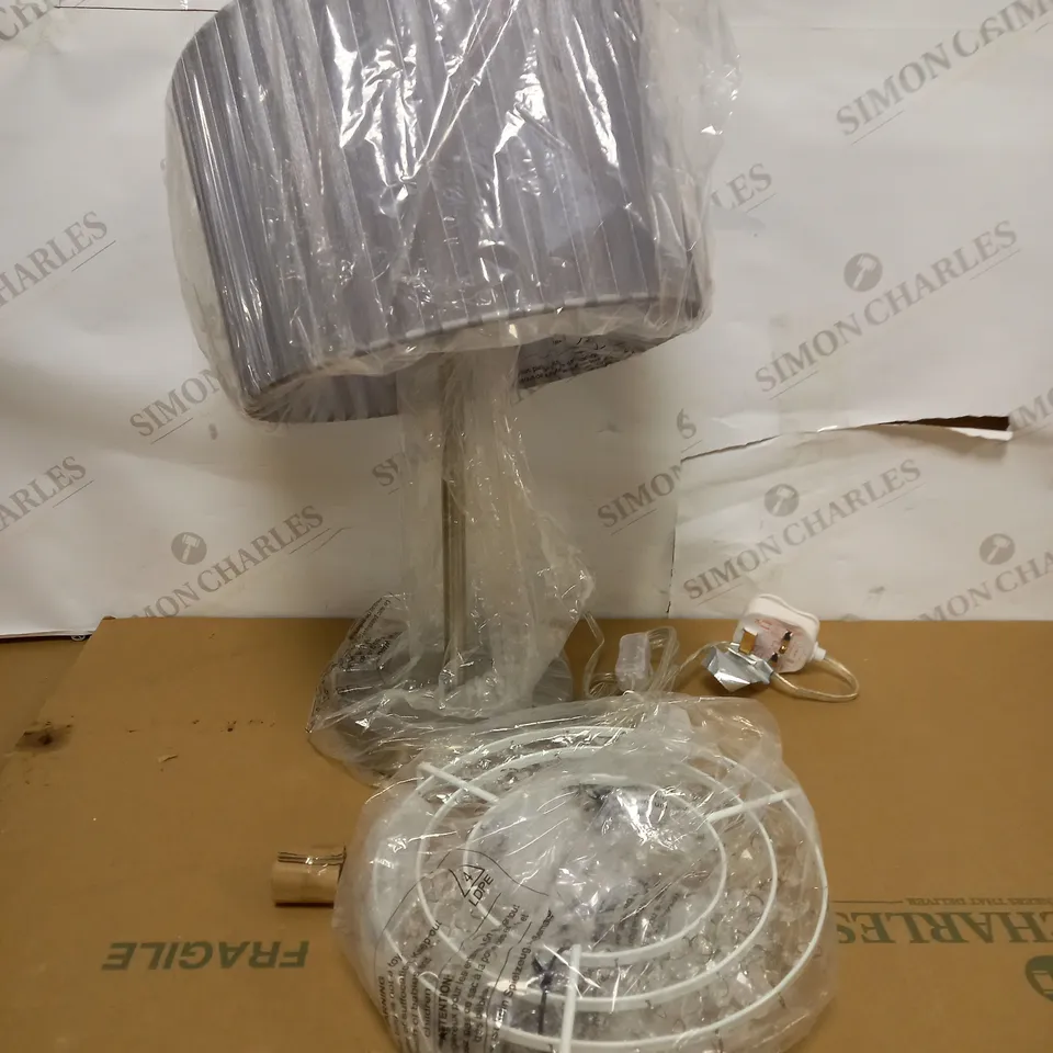 ARABELLA TABLE LAMP GREY RRP £35
