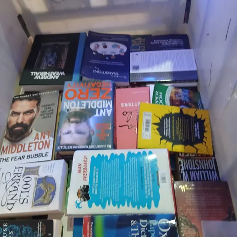 LARGE QUANTITY OF ASSORTED FICTION AND NON FICTION BOOKS