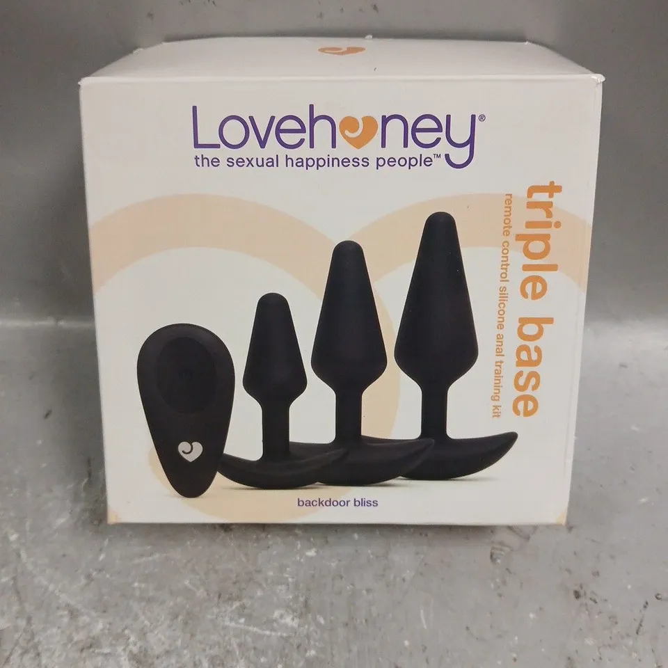 BOXED LOVE HONEY TRIPKLE BASE REMOTE CONTROL SILICONE TRAINING KIT