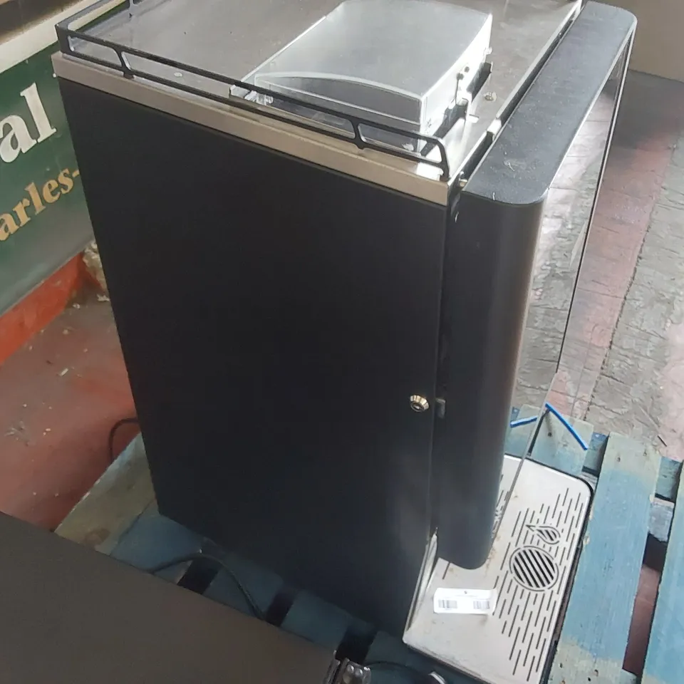 COFFETEK VITRO X4 ESPRESSO BEAN TO CUP COMMERCIAL COFFEE MACHINE AND VITRIFRIGO FG14 CB MILK CHILLER