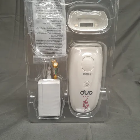 boxed homedics duo one permanent hair removal device