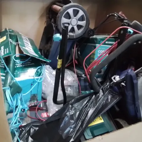 PALLET CONTAINING A LARGE QUANTITY OF GRASS TRIMMERS AND LAWN MOWERS