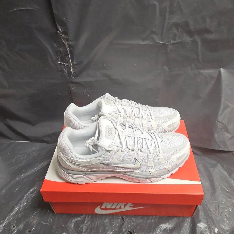 NIKE WMNS P-6000 RUNNING SHOES – GREY/WHITE, BOXED UK SIZE 11 .