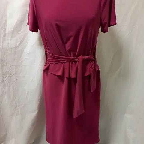 JOHN ROCHA PINK DRESS WITH TIES - SIZE 12