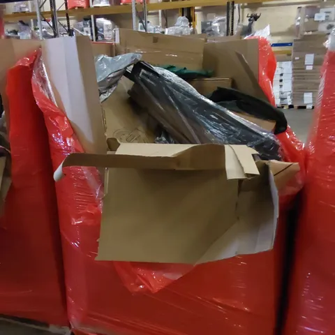 PALLET TO CONTAIN ASSORTED HOUSEHOLD PRODUCTS. INCLUDES SCOOTER, DECOR, BOXED FURNITURE ETC 