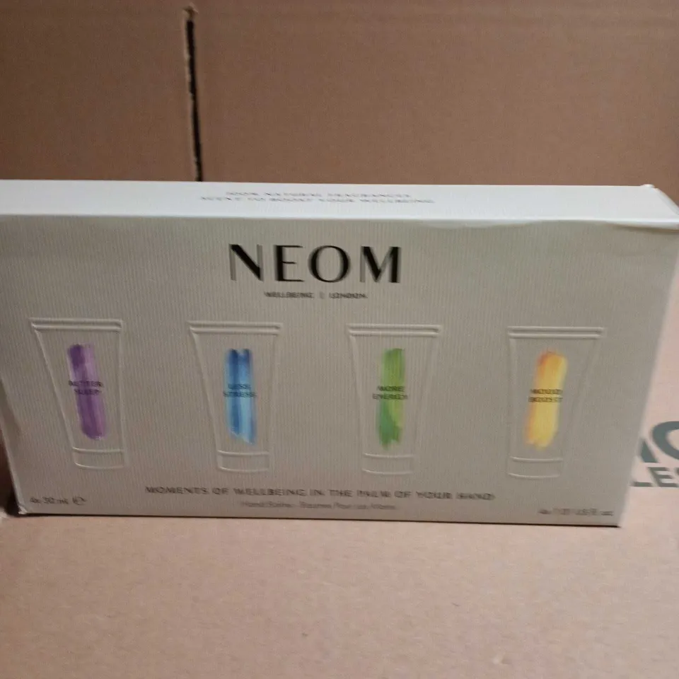 NEOM WELLBEING HAND BALM SET – 4 X 30ML