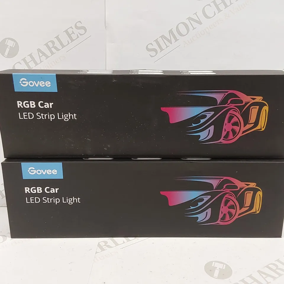 2 BRAND NEW GOVEE RGB CAR STRIPS 