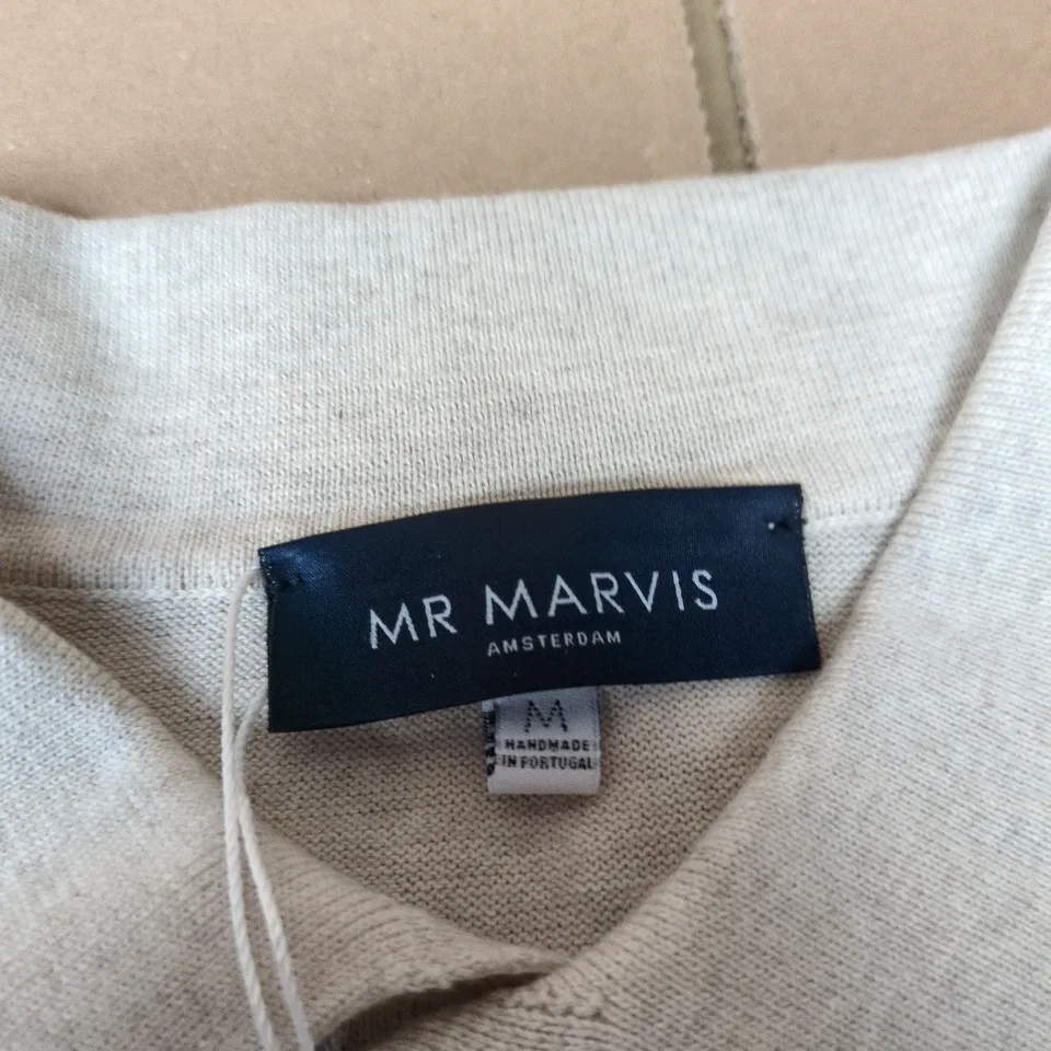 MR MARVIS AMSTERDAM MEN’S KNIT POLO SWEATER – SIZE M – HANDMADE IN PORTUGAL