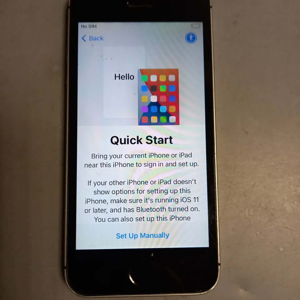 UNBOXED APPLE IPHONE 5SE GREY 32GB