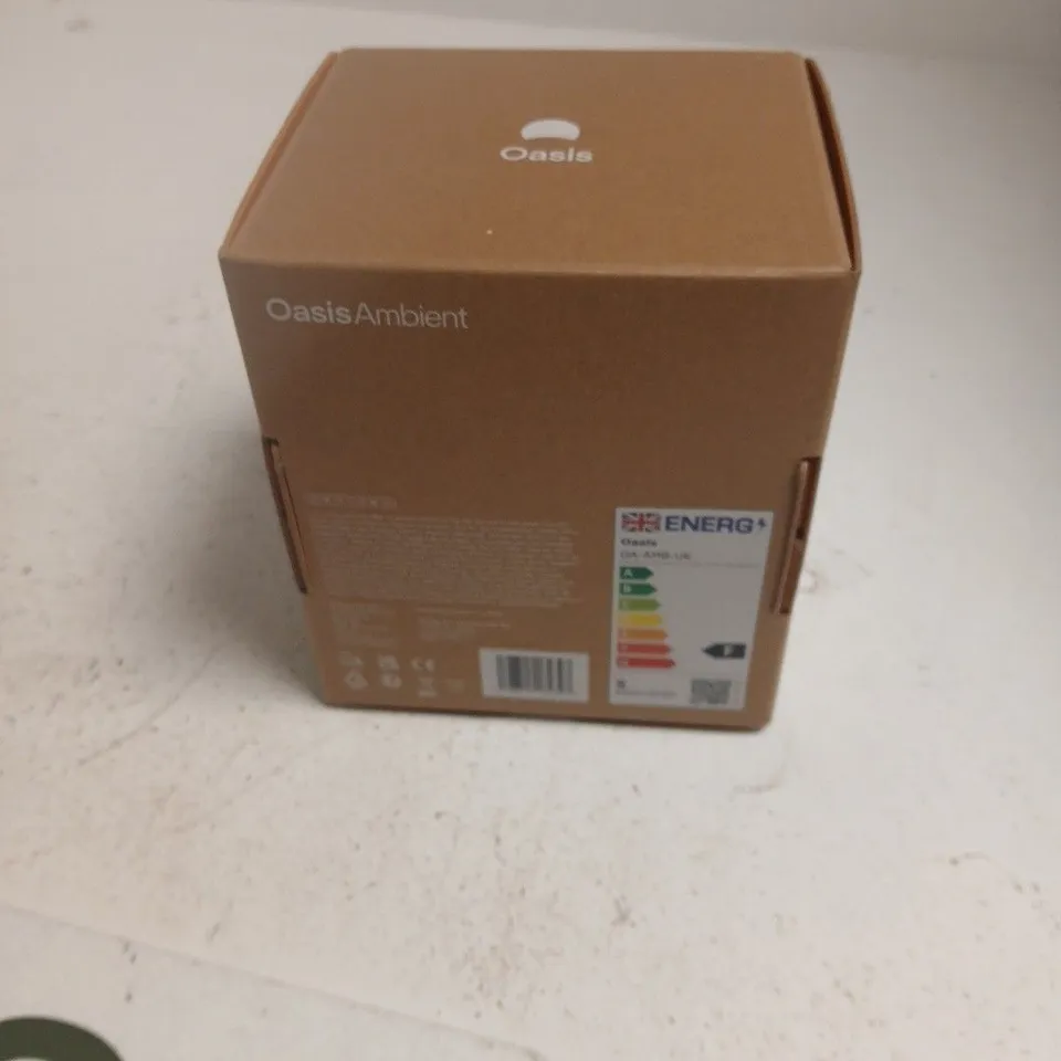 OASISAMBIENT AMBIENT LAMP – WHITE SPHERICAL LIGHT, BOXED