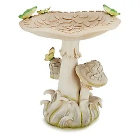 GARDEN REFLECTIONS MUSHROOM BIRD BATH