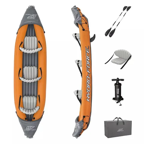 HYDRO-FORCE RAPID X3 INFLATABLE 3-PERSON KAYAK - COLLECTION ONLY