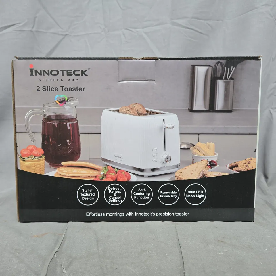 BOXED INNOTECK 2 SLICE TOASTER