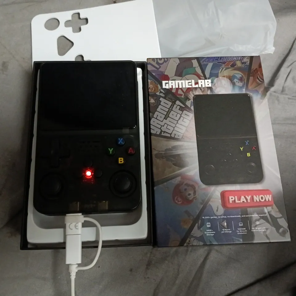 BOXED GAMELAB MULTI GAME HANDHELD GAMING CONSOLE