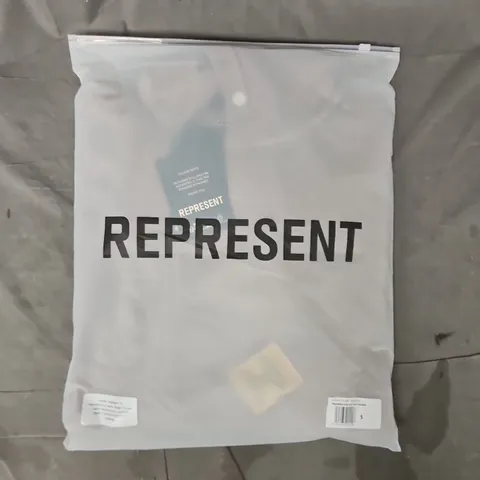 BAGGED REPRESENT OWNERS CLUB HOODIE IN MUSHROOM SIZE SMALL