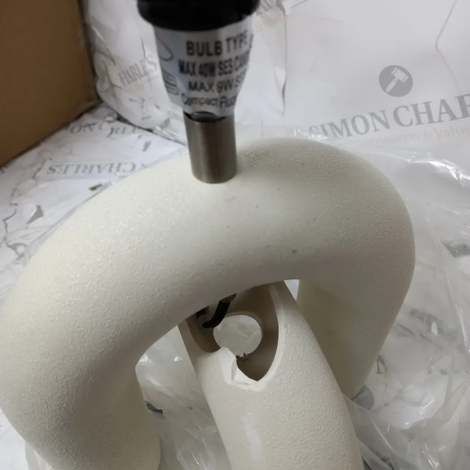 AILA CERAMIC TABLE LAMP RRP £55