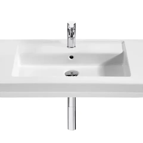 BRAND NEW BOXED SQUARE WALL-MOUNTED OR COUNTERTOP WASHBASIN 800X450 PRISMA ROCA