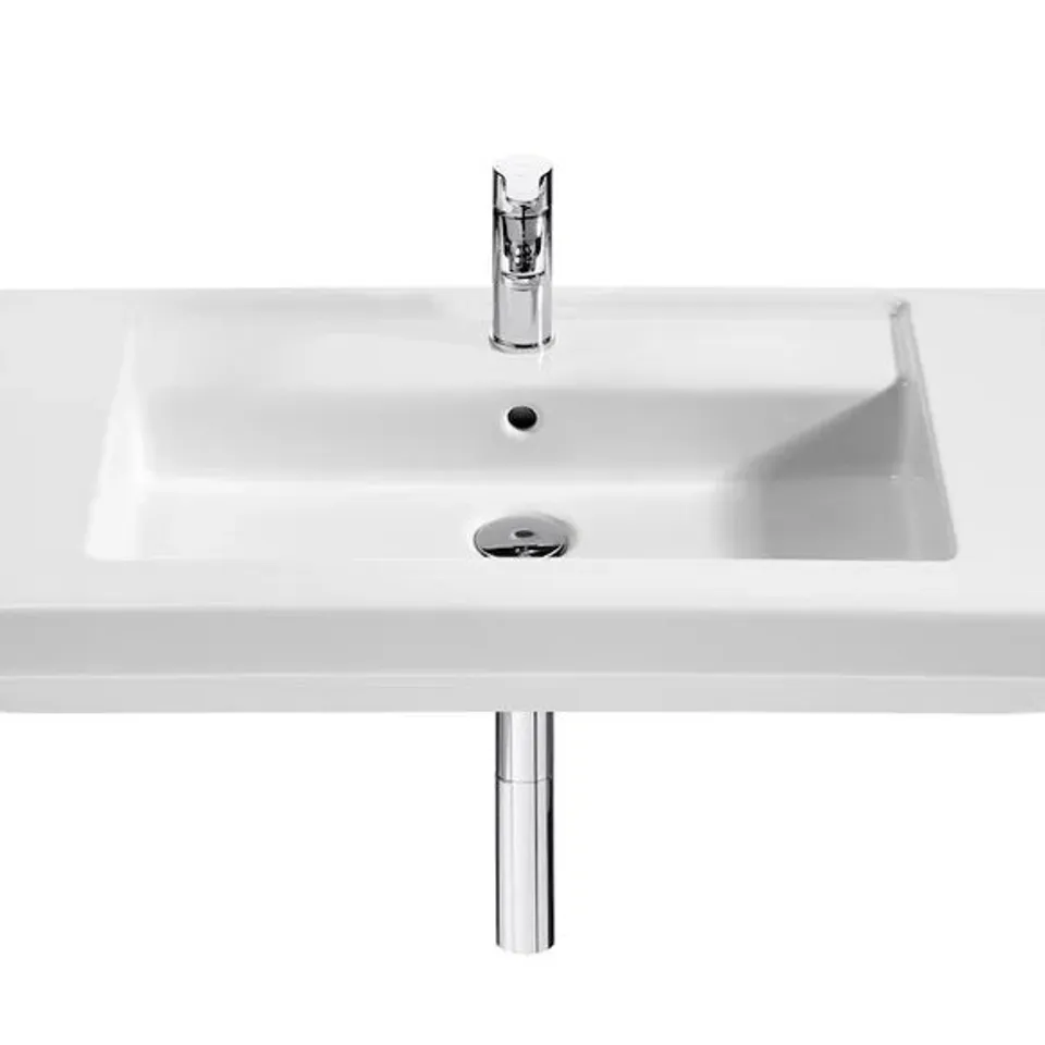BRAND NEW BOXED SQUARE WALL-MOUNTED OR COUNTERTOP WASHBASIN 800X450 PRISMA ROCA