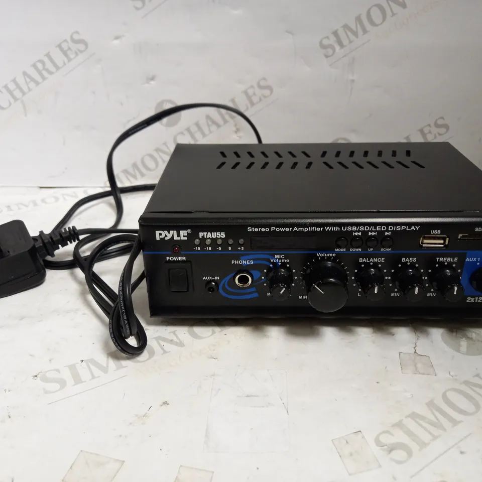 PYLE USA PTAU55 2X120W STEREO POWER AMPLIFIER RRP £124.99