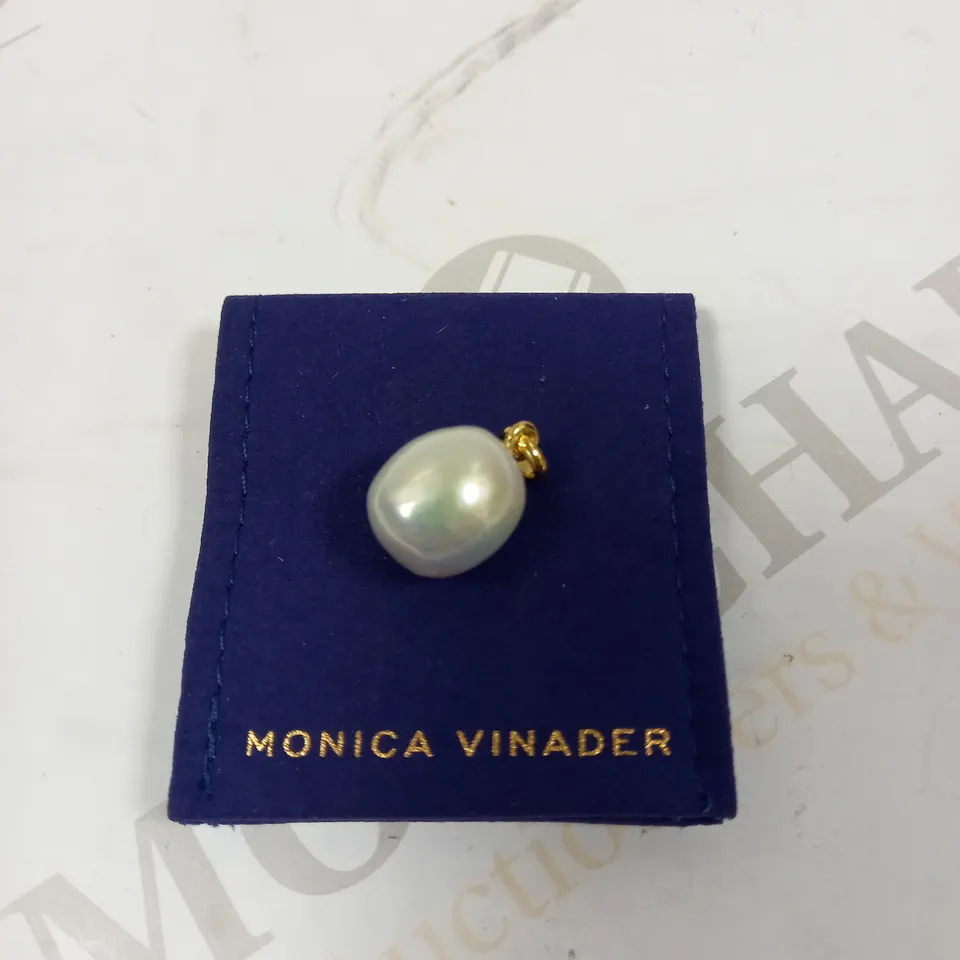MONICA VINADER NURA BAROQUE PEARL PENDANT CHARM