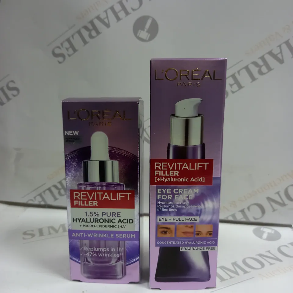 L'OREAL 1.5 HYALURONIC ACID SERUM & EYE CREAM