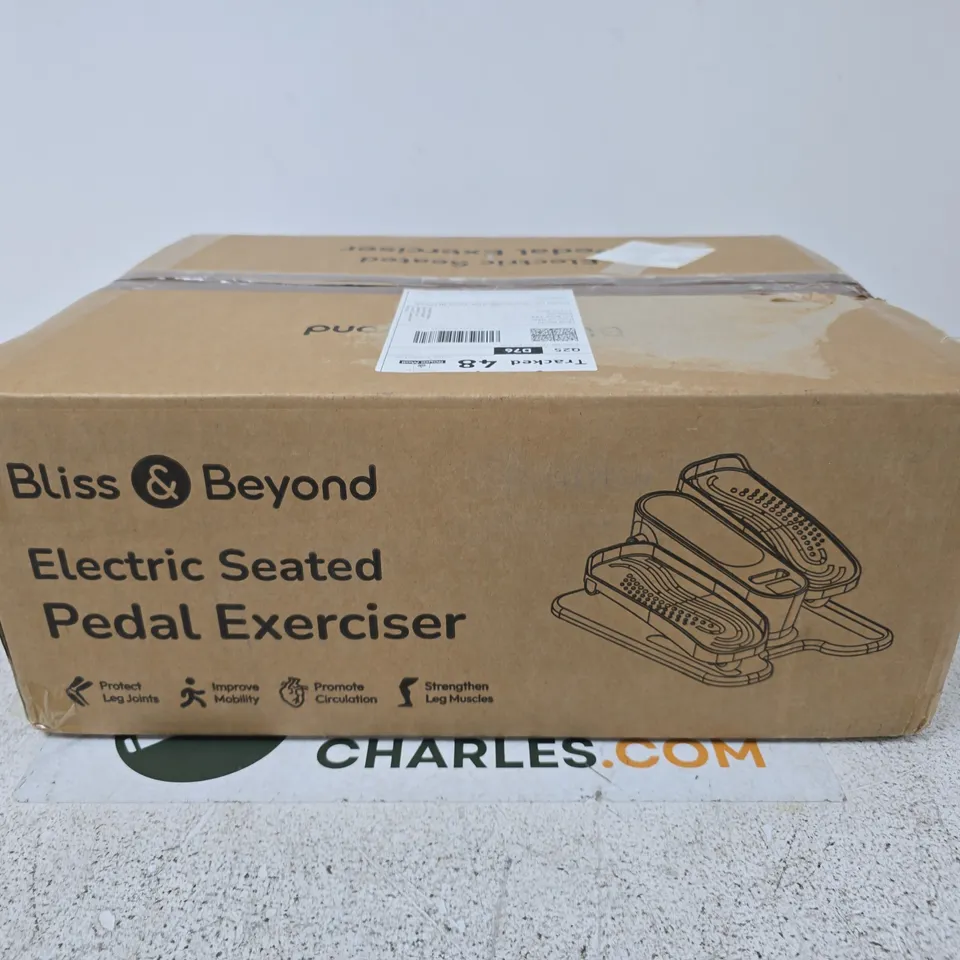 BLISS & BEYOND ELECTRIC SEATED PEDAL EXERCISER – BOXED