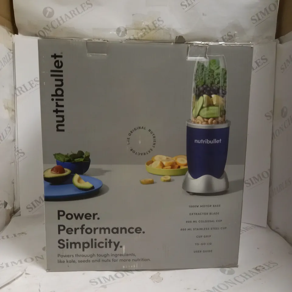 BOXED NUTRIBULLET 600 SERIES - NUTRIENT EXTRACTOR HIGH SPEED BLENDER