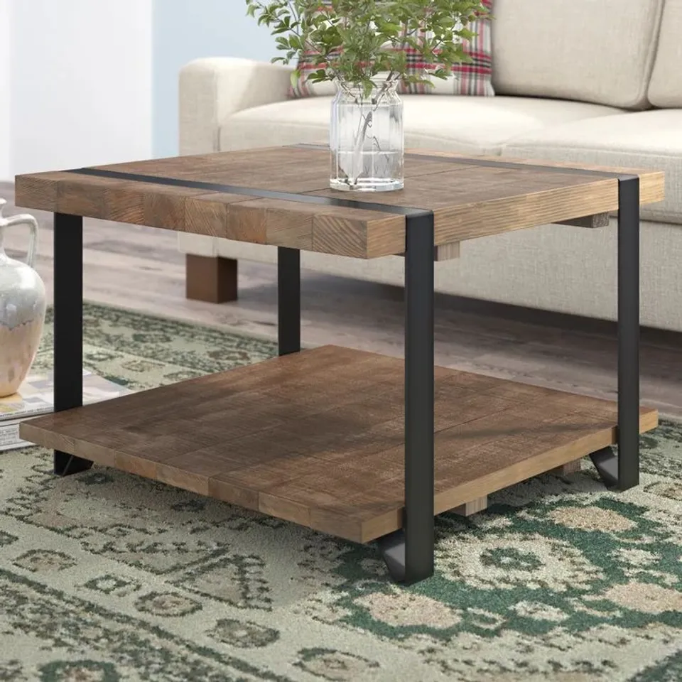 BOXED BOSWORTH COFFEE TABLE RUSTIC NATURAL