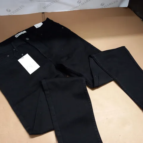 ZARA SKINNY FIT BLACK JEANS - EUR 44