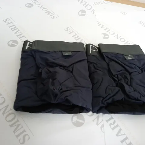 2 X STEP ONE BOXER BRIEFS SIZE L