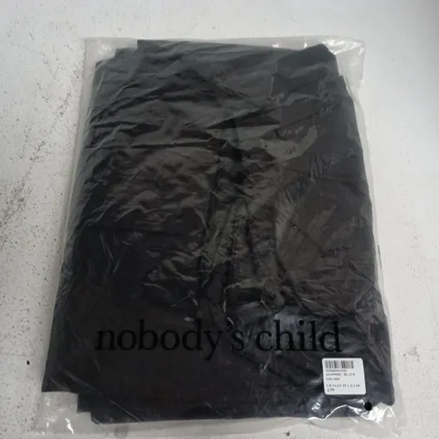 BAGGED NOBODYS CHILD KITTY SKIRT IN BLACK - UK 14