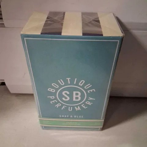 BOXED AND SEALED SB SHAY AND BLUE LILACS AND GOOSEBERRIES EAU DE PARFUM 100ML