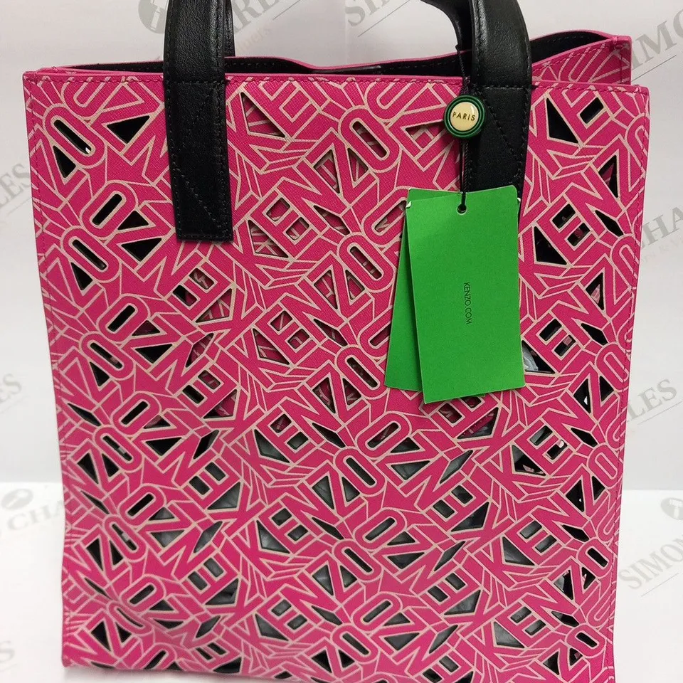 KENZO DEEP FUCHSIA SHOPPING BAG 