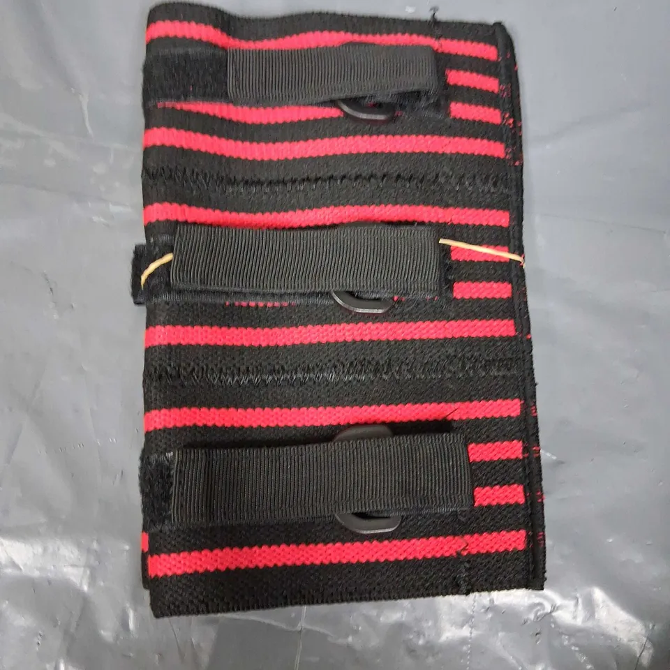 PAIR OF FUMETSU ANACONDA SHIN GUARDS, KNEE BRACES AND HEADGUARD