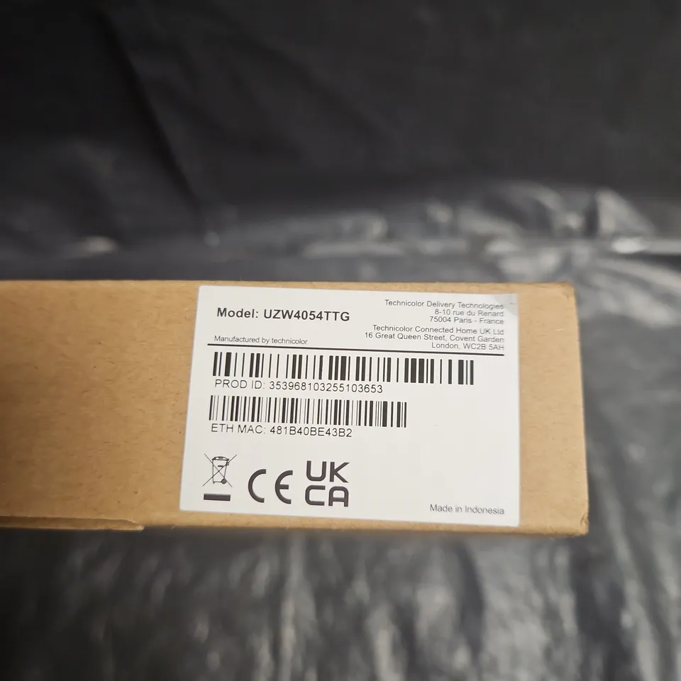 TALKTALK TECHNICOLOR UZW4054TTG SET-TOP BOX – BOXED WITH REMOTE & CABLES