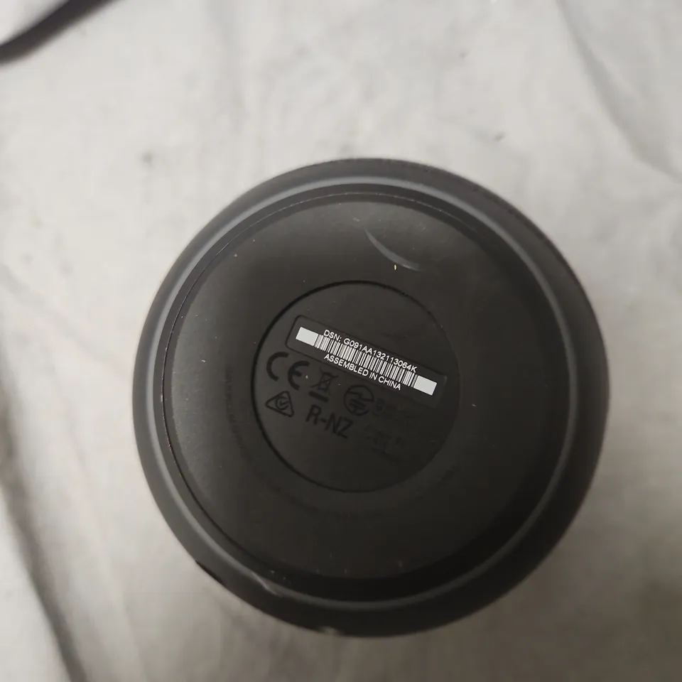 AMAZON ECHO DOT-STYLE ROUND SMART SPEAKER. CHARGING PLUG NOT INCLUDED.