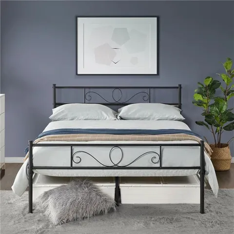 BOXED MCCRAY BED FRAME BLACK