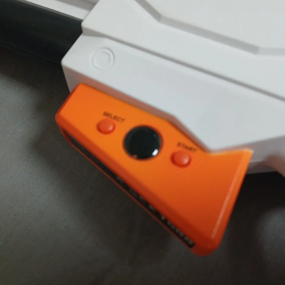 ACTIVISION WHITE & ORANGE GUN THEMED GAMING CONTROLLER