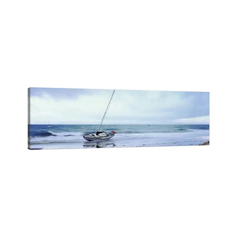 BOXED " SAILBOAT IN OCEAN, SANTA BARBARA, SANTA BARBARA COUNTY, CALIFORNIA, USA " BY PANORAMIC IMAGES - CANVAS PRINT 