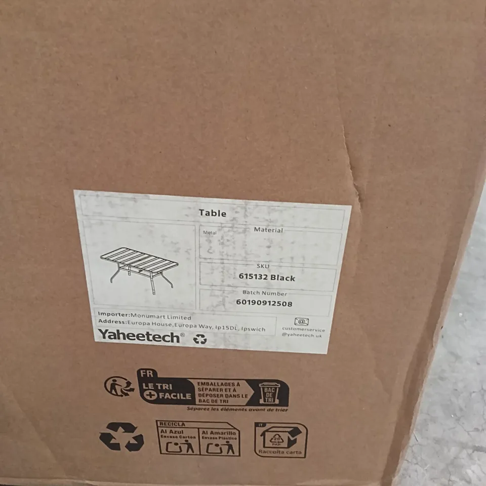 BOXED YAHEETECH DINING TABLE (1 BOX)
