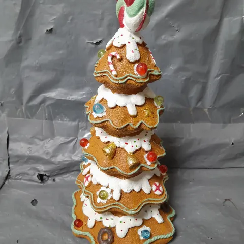 LED GINGERBREAD TREE CHRISTMAS DECORATION