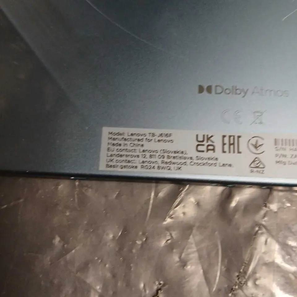 LENOVO TB-J606F TABLET – BLUE, DAMAGED SCREEN