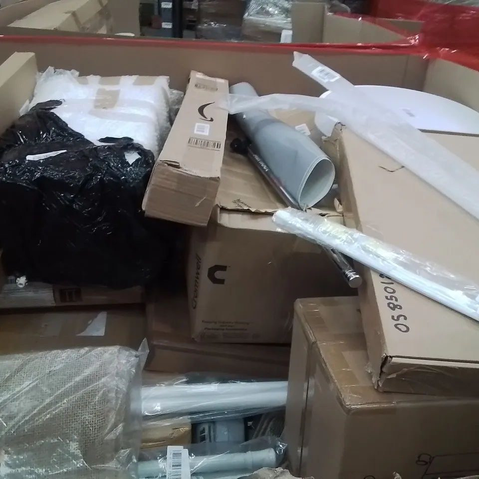 PALLET OF ASSORTED HOUSEHOLD GOODS AND PRODUCTS TO INCLUDE;GOVEE CEILING LIGHT,SOLAR BATTERY CHARGER,AIR COOLER