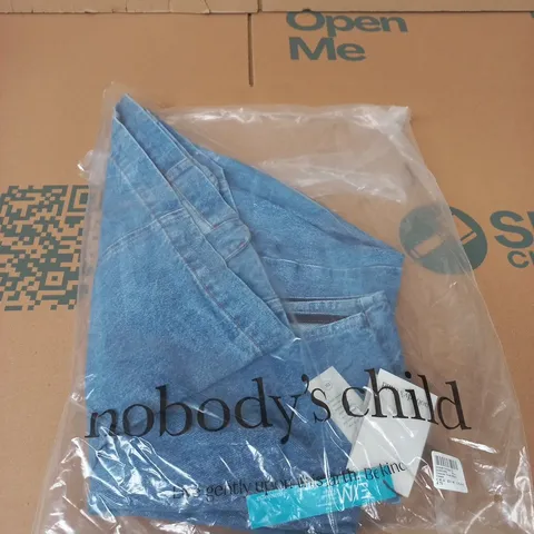 NOBODY'S CHILD DENIM NED MINI DRESS – UK 12