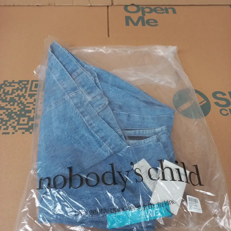 NOBODY'S CHILD DENIM NED MINI DRESS – UK 12