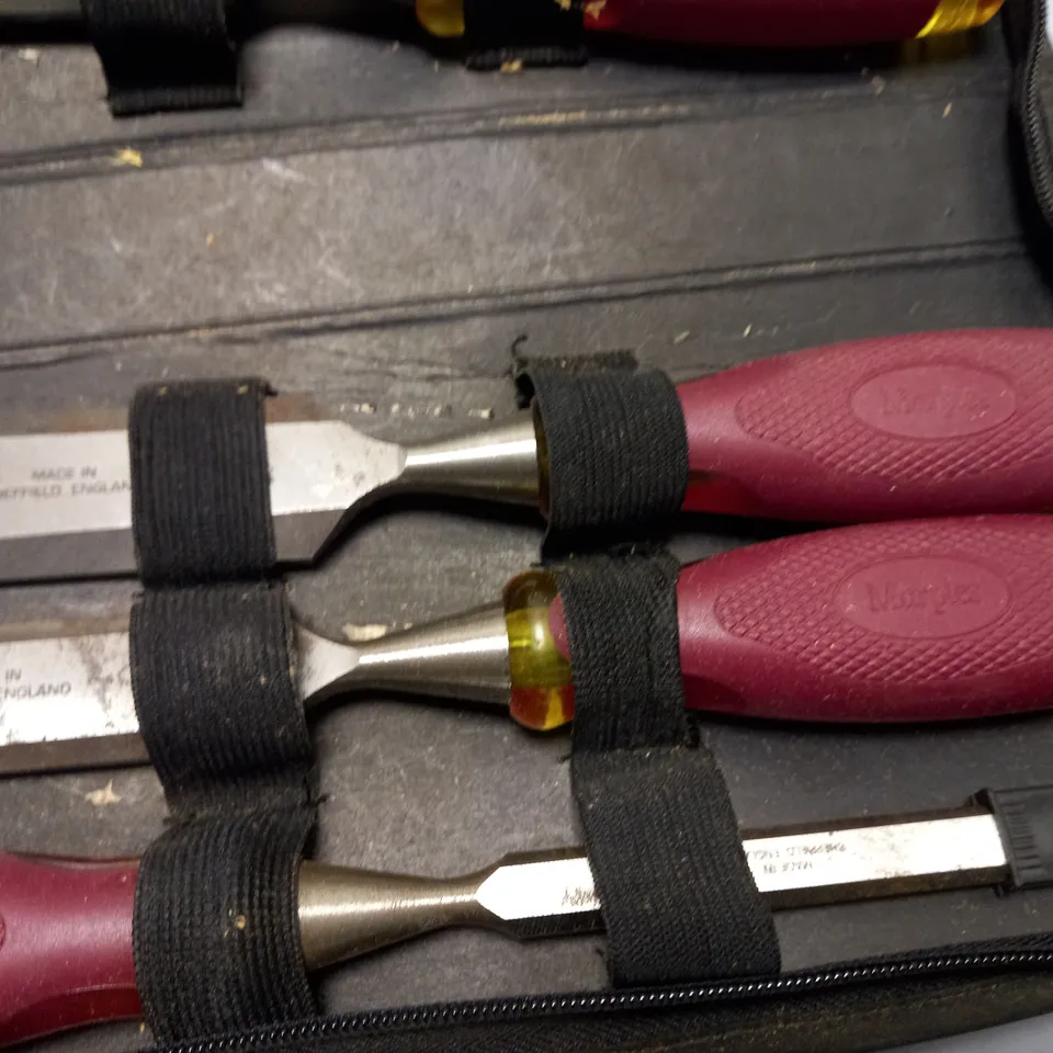 MARPLES 6PIECE CHISEL SET IN CASE