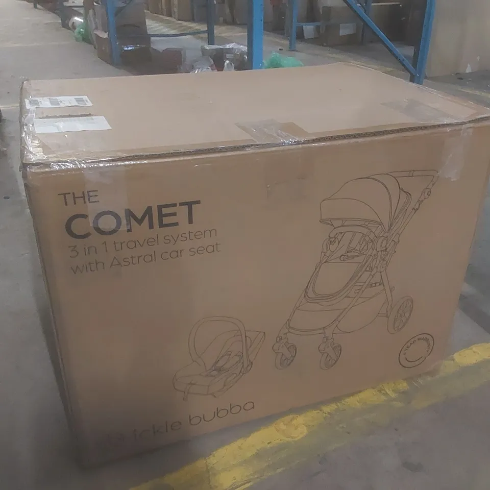 BOXED ICKLE BUBBA THE COMET 3-IN-1 STROLLER TRAVEL SYSTEM WITH ASTRAL CAR SEAT (1 BOX)