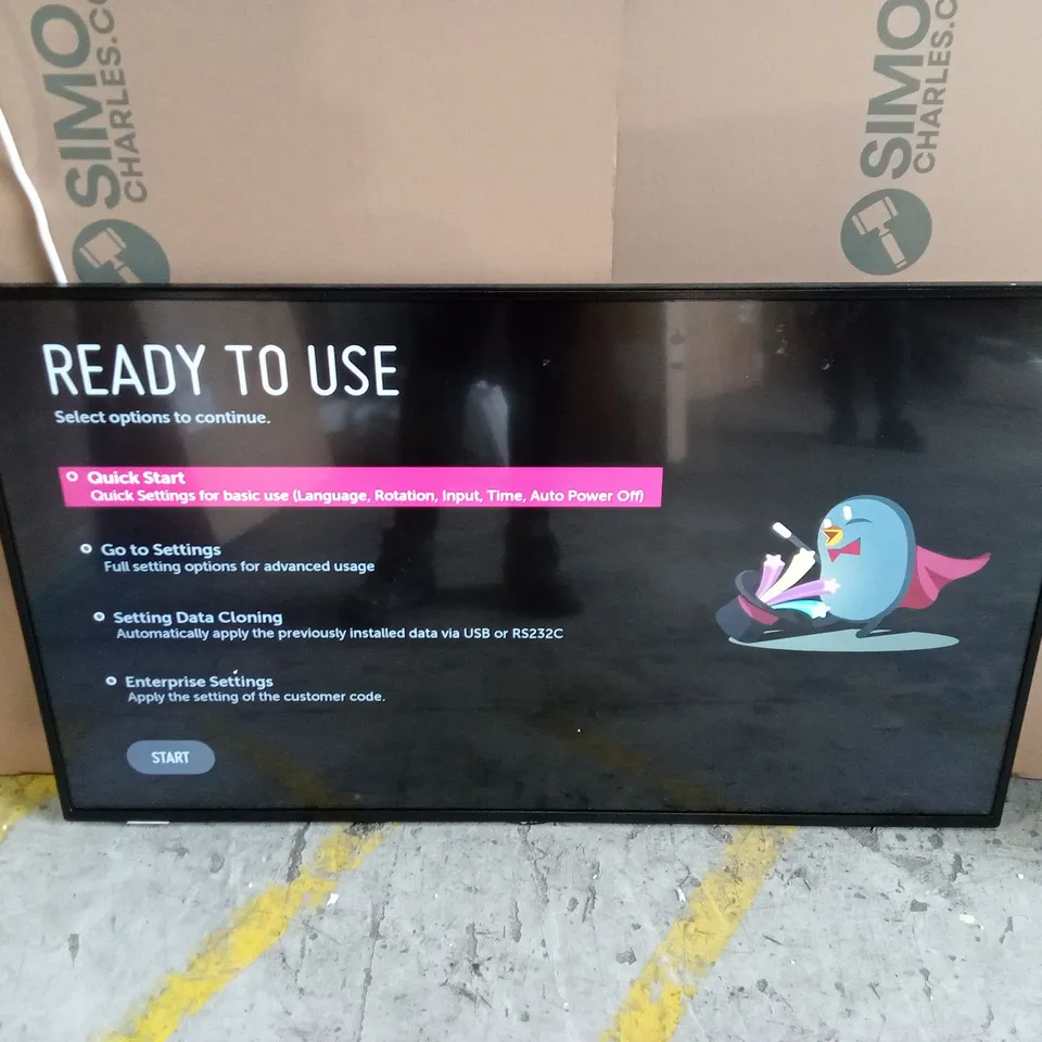 LG 49'' CLASS STANDARD PERFORMANCE 49SM5KD SERIES DISPLAY MONITOR - COLLECTION ONLY