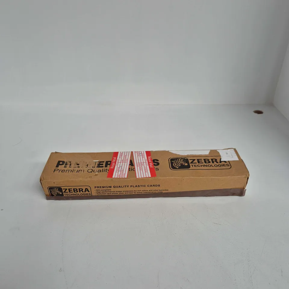 ZEBRA TECHNOLOGIES PREMIUM QUALITY PLASTIC CARDS – BOXED